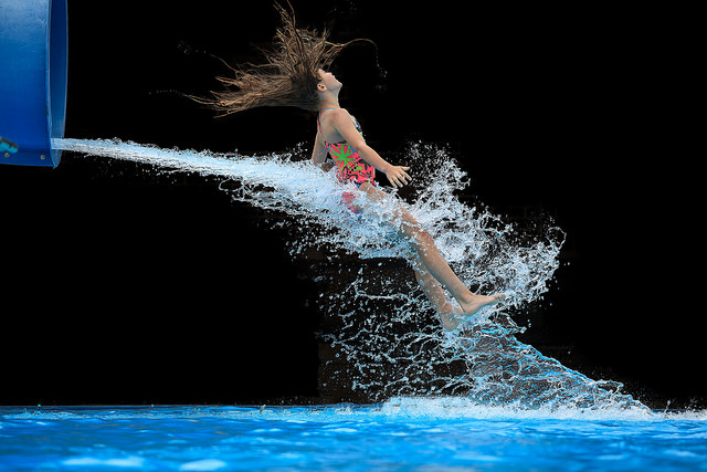 Water slide photography Krista Long
